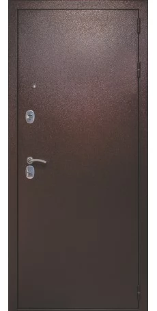Дверь трехконтурная СТРАЖ 3К MIRROR Меланж темный